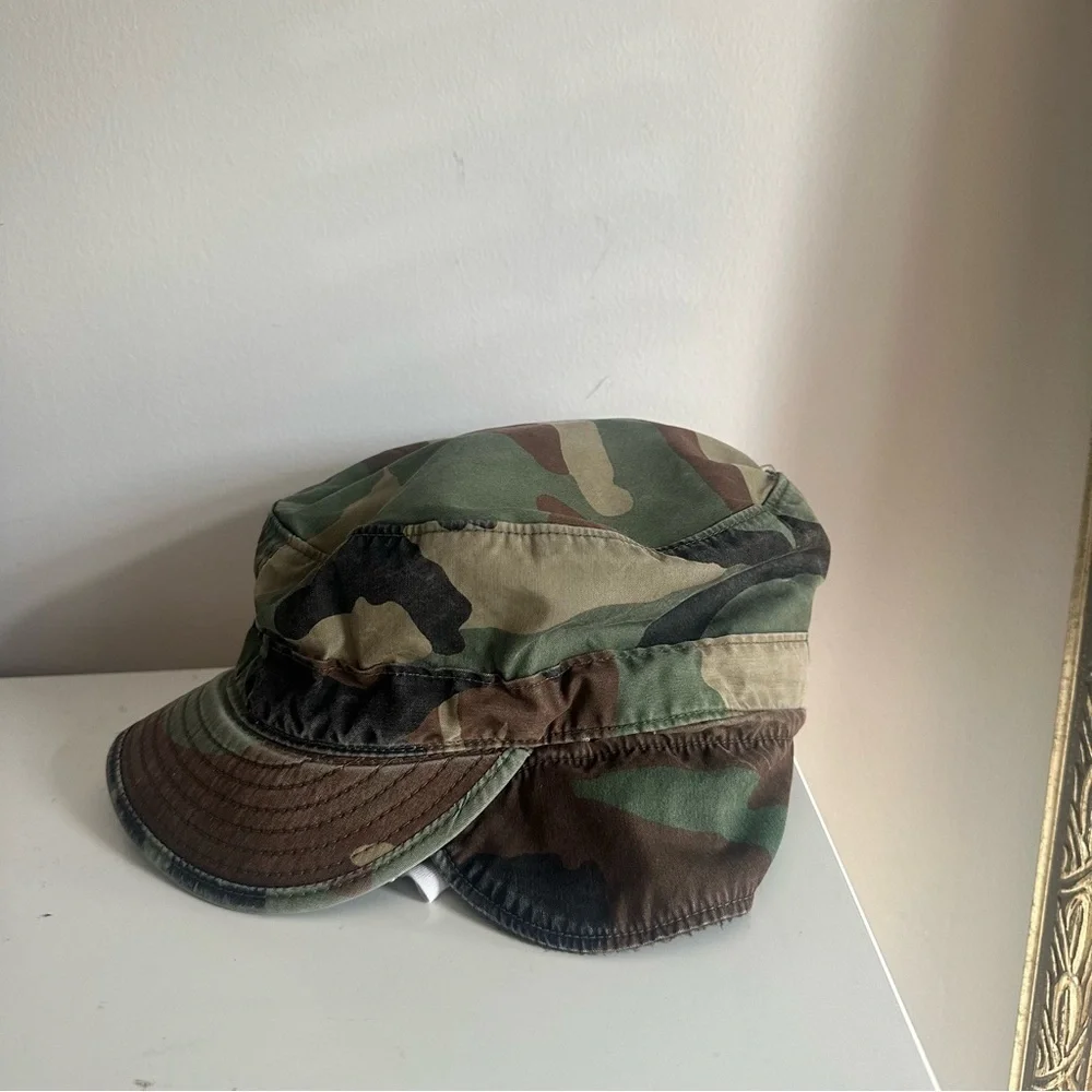 US Military‎ Issued GI Patrol Camouflage Cap Men’s 7 3/4